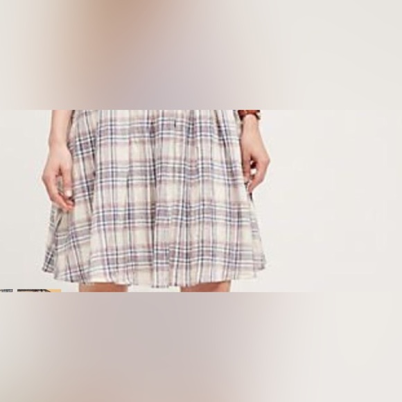 Anthropologie skirt plaid size large - Picture 1 of 3